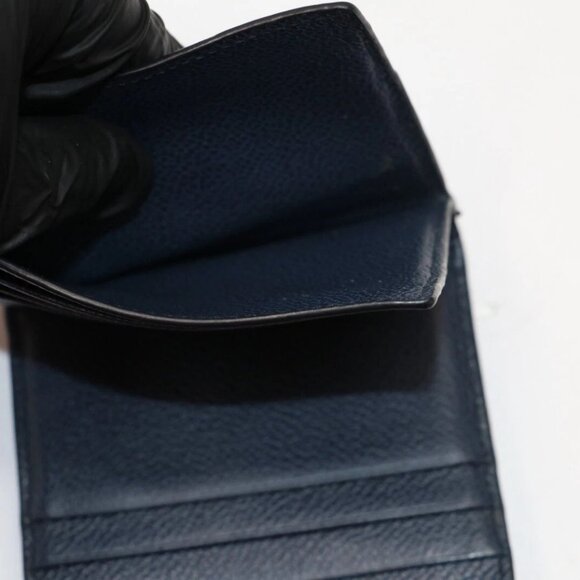 Prada Card Case 2MC049 Men's Bi-Fold Business Card Holder VIT.MICRO GRAIN Baltic - Picture 13 of 14